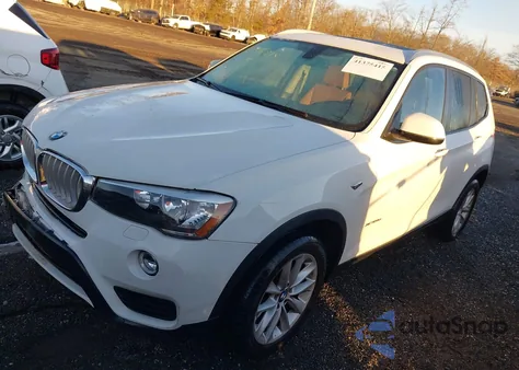 2015 BMW X3 xDrive28D from USA, damaged, VIN 5UXWY3C59F0E97071